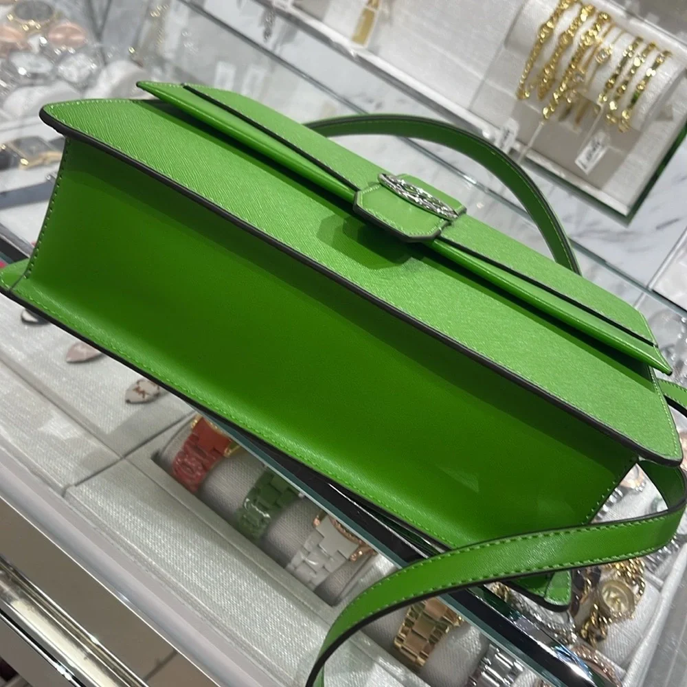 Michael Kors Greenwich Md Saffiano Leather Satchel Crossbody Shoulder
Jungle Gre - Picture 14 of 16